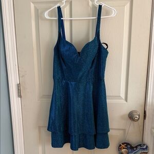 Shimmering Blue Dress